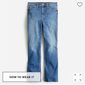 Jcrew High rise slim demi-boot jean - only worn once, great condition!!! Size 26